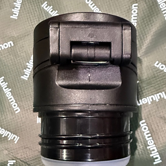 Lululemon Black 16 oz Take a Moment Water Bottle with Tote - Picture 8 of 16